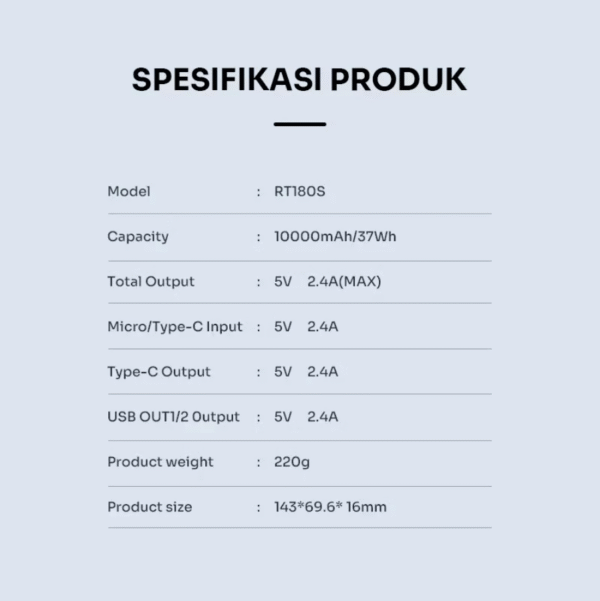 PB ROBOT RT180S - Gambar 2