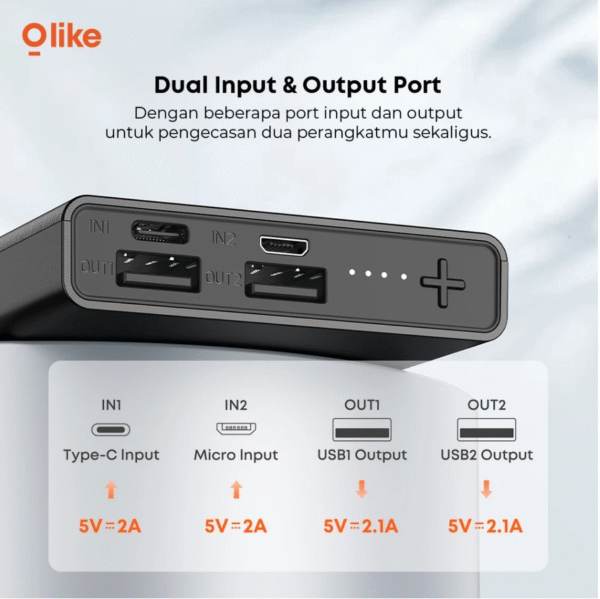 PB OLIKE P102 10000mAh - Gambar 3